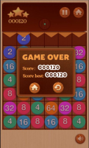 Drops Number 2048 - HTML5 Construct3 Screenshot 2